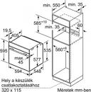 Bosch HSG636BW1 Beépíthető Önálló Sütő kép 8