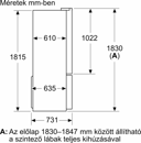 Bosch KFN96VPEA Side by Side hűtőszekrény kép 14