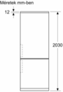 Bosch KGN392LCF alulfagyasztós hűtőszekrény kép 17