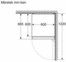 Bosch KGN39OCAF alulfagyasztós hűtőszekrény kép 15