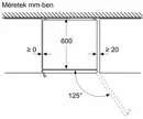 Bosch KGN49OCAF alulfagyasztós hűtőszekrény kép 13