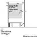 Bosch PIB375FB1E beépíthető dominó főzőlap kép 12