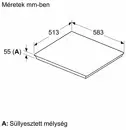 Bosch PIF645HB1E Indukciós főzőlap kép 9