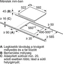 Bosch PKF631BB2E Beépíthető Kerámia Főzőlap kép 5