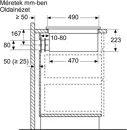 Bosch PXX875D67E Beépíthető Indukciós Főzőlap kép 12