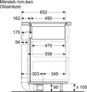 Bosch PXX875D67E Beépíthető Indukciós Főzőlap kép 7