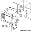 Bosch SMI6ZCS16E  beépíthető mosogatógép kép 11