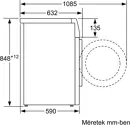 Bosch WAX32EH0BY elöltöltős mosógép kép 5