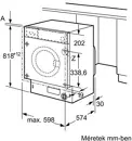 Bosch WIW28542EU BEÉPÍTHETŐ MOSÓGÉP kép 6