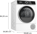 Bosch WQN246D1BY Hőszivattyús kondenzásciós szárítógép kép 17