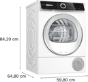 Bosch WQN246D9BY Hőszivattyús kondenzációs szárítógép kép 17