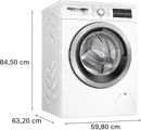 Bosch WUU28T62BY elöltöltős mosógép kép 5
