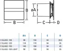 Cata E-100 GT Fürdőszoba és mellékhelyiség szellőztető ventilátorok kép 2
