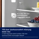 Electrolux ENA7CE18S3 BI Hűtő alulfagyasztós NF kép 9