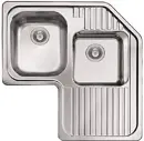 Elleci Sky Corner medence bal oldalt Inox (LIKCORSACSX) Rozsdamentes mosogatótálcák Fő kép