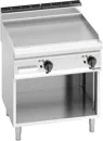 Ggm gastro EGB879P Elektromos rostlap - 9,6 kW - Sima - Sütőfelület: 795x500 mm - asztali - nyitott tárolóval - Professzionális Fő kép