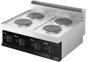 Ggm gastro EHK873E Ipari elektromos tűzhely - 700-as - asztali - összteljesítmény: 20,0 kW - 4 zónás - öntöttvas főzőlap - főzősorba illeszthető kép 4