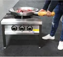 Ggm gastro GKE685 Ipari gázzsámoly - összteljesítmény: 27,0 kW - 2 égős - 600x800x500 mm kép 5