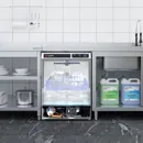 Ggm gastro GLOZ50 Ipari mosogatógép - érintőgombos vezérlés - 3,6 kW - beépített mosogatószer- és öblítőszer-adagolóval, leeresztő szivattyúval kép 13