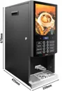 Ggm gastro HAS8S Instant forró ital automata – 3 instant tartállyal – 2,5 kW – Digitális vezérlés – Fekete kép 2