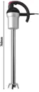 Ggm gastro HML50 Ipari botmixer fix keverőszárral 500 mm-es keverőszár - 550 W - 2 sebességes - max. 200 l-ig kép 2