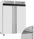 Ggm gastro KS1200ND Hűtőszekrény Rozsdamentes acél ECO - 1180 l - akár −2…+8 °C - mit 2 ajtó - Umlufthűtés, automatikus leolvasztás, zárható ajtó, R290, 4 kerék Fő kép
