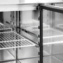 Ggm gastro KTS227AND Hűtött munkaasztal ECO - 2230x700 mm - GN 1/1 - 553 liter - ventilációs - 4 ajtóval - felhajtással kép 10