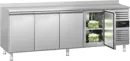 Ggm gastro KTS227AND Hűtött munkaasztal ECO - 2230x700 mm - GN 1/1 - 553 liter - ventilációs - 4 ajtóval - felhajtással Fő kép