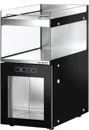 Ggm gastro MKD15NR Tejhűtő – kávégépekhez - 300 mm - 15 liter - digitális vezérlés - 1 üvegajtó & LED‑világítás - tejcső‑átvezető nyílással - fekete kép 5