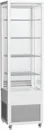 Ggm gastro PVNR235N Panoráma hűtővitrin [GERDA] - 235 l - 515 mm - dupla üvegezés - 4 polccal - LED világítással, R290 - fehér kép 5