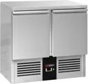 Ggm gastro SAG97END Hűtött munkaasztal PREMIUM - 903x700 mm - GN 1/1 - 240 liter - statikus - 2 ajtóval kép 3