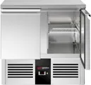 Ggm gastro SAG97END Hűtött munkaasztal PREMIUM - 903x700 mm - GN 1/1 - 240 liter - statikus - 2 ajtóval kép 4