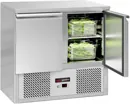 Ggm gastro SAG97END07 Hűtött munkaasztal ECO - 900x700 mm - GN 1/1 - 240 liter - statikus - 2 ajtóval kép 3