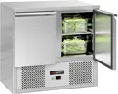 Ggm gastro SAG97END07 Hűtött munkaasztal ECO - 900x700 mm - GN 1/1 - 240 liter - statikus - 2 ajtóval Fő kép