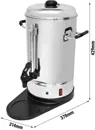 Ggm gastro WKH06 Kávé perkolátor - 6 l - 1,15 kW - automatikus melegentartás kép 2