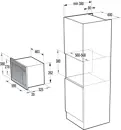 Gorenje BM251SG2WG beépíthető mikrohullámú sütő kép 9
