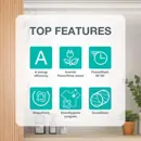 Gorenje W3NGPI74A3S elöltöltős mosógép kép 3