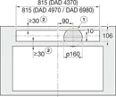 Miele DAD 4870 LEVANTAR OBSZIDIáNFEKETE pultba építhető páraelszívó kép 8