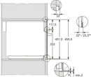 Miele M 7244 TC OBSZIDIáNFEKETE beépíthető mikrohullámú sütő kép 6