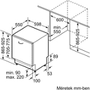 Neff S255ECX15E  Beépíthető mosogatógép kép 11