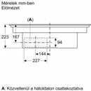 Neff V68YHL4B0 Indukciós főzőlap beépített elszívóval kép 15