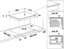 Whirlpool AKT 8900 BA beépíthető kerámia főzőlap kép 2