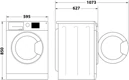 Whirlpool FFB 8489 BV HU elöltöltős mosógép kép 2