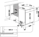 Whirlpool WBO 3T341 P X beépíthető mosogatógép kép 11