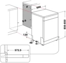Whirlpool WFC 3C33 F X szabadonálló mosogatógép kép 12