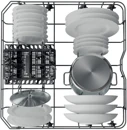 Whirlpool WH2FFC14BN6W szabadonálló mosogatógép kép 6