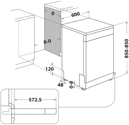 Whirlpool WH2FFC14BN6W szabadonálló mosogatógép kép 8