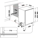 Whirlpool WH8IA15AM3TUS0 beépíthető mosogatógép kép 10