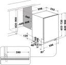 Whirlpool WIO 3T133 PLE beépíthető mosogatógép kép 12