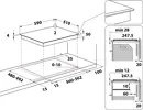 Whirlpool WL S2760 BF/S beépíthető indukciós főzőlap kép 4